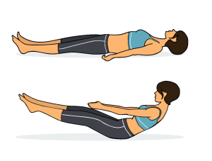 упражнение лодка