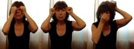 массаж "промывание глаз" промывание глаз