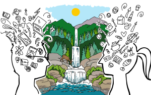 живой мир спокоен, а в человеке кипят страсти