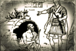 Диоген в бочке Диоген в бочке